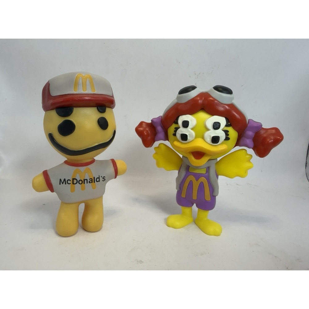 McDonalds Cactus‎ Plant Flea Market 2022 Grimace Birdie Figures Lot 2